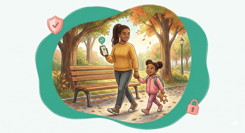 Mother finding peace with CommonGround co-parenting app